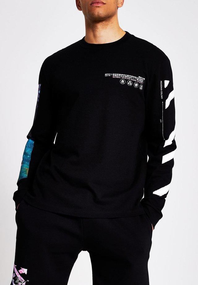 Long sleeved top - black
