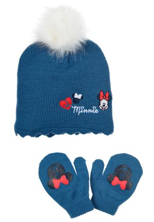 SET - Gloves - blau