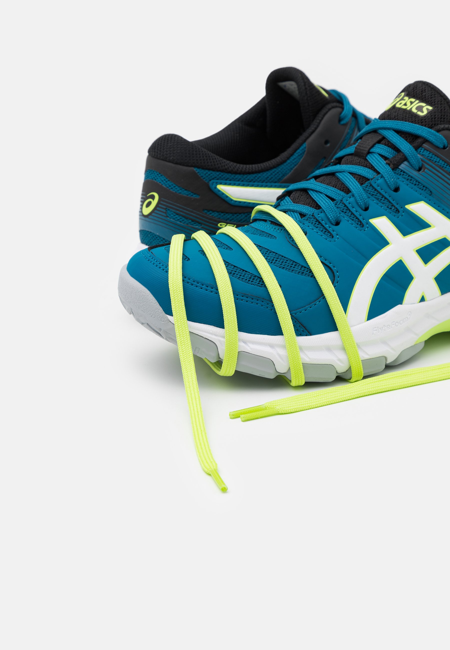 ASICS GEL BEYOND 6 - Zapatillas de balonmano - deep sea teal/white/azul  marino - Zalando.es