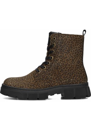 DIYONA MAAT 3 - Platform ankle boots - cognac