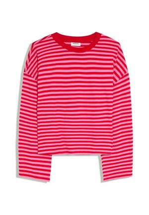 Bershka, LONG-SLEEVED BOXY T-SHIRT - T-shirt à manches longues - pink