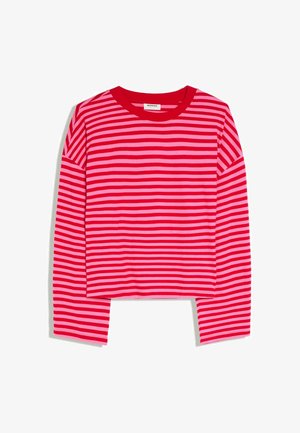 Bershka, LONG-SLEEVED BOXY T-SHIRT - T-shirt à manches longues - pink