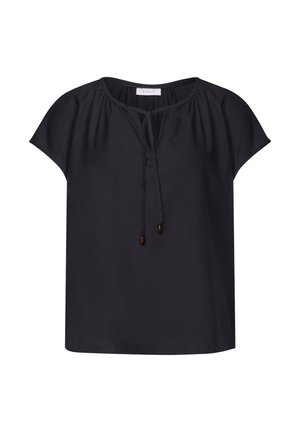 Street One Studio, DROPPED SHOULDER BLUSENSHIRT MIT BÄNDERN - Blouse - black