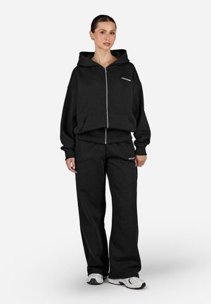 Pegador, CLARITA OVERSIZED SWEATJACKET - Sweatjacke - washed black/white