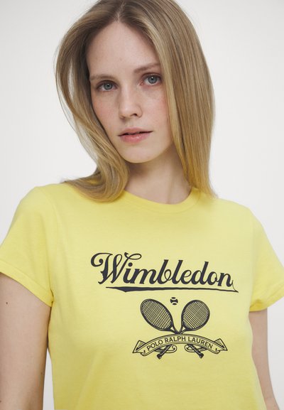 Polo Ralph Lauren TEE SHORT SLEEVE - Print T-shirt - sunfish yellow
