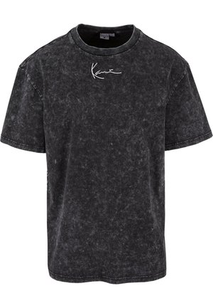 Karl Kani SMALL SIGNATURE WASHED - T-shirt med print - black