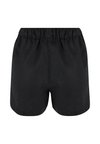 RELAXED FIT LINEN BLEND BOXER SHORTS - Short - black