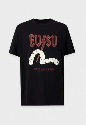 Evisu, THUNDER SEAGULL TEE- - Тениска с щампа - black