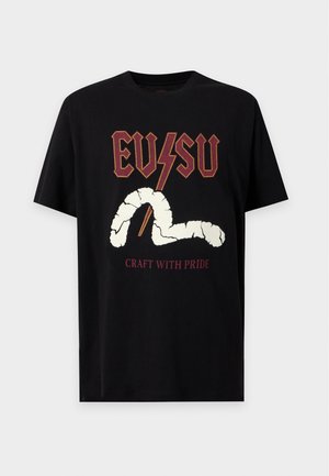 Evisu, THUNDER SEAGULL TEE- - Тениска с щампа - black