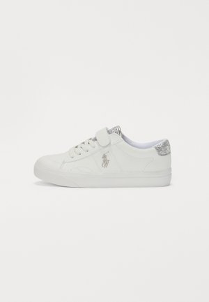 RYLEY UNISEX - Sneaker low - white smooth/silver glitter