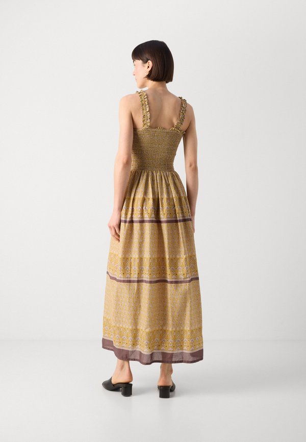 DRESS - Maxi dress - mustard2