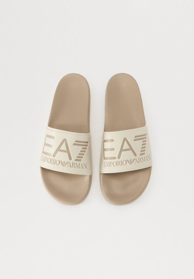 EA7 Emporio Armani UNISEX - Чехли за басейн - cobblestone/silver birch