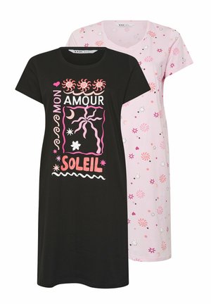 2 PACK - Nachtjapon - black