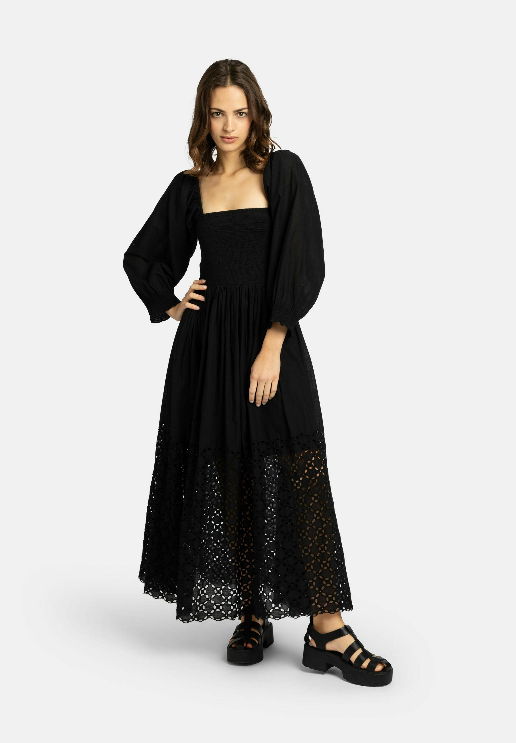Haut Péplum Free People Noir Orné - Neuf Avec étiquette - Taille S