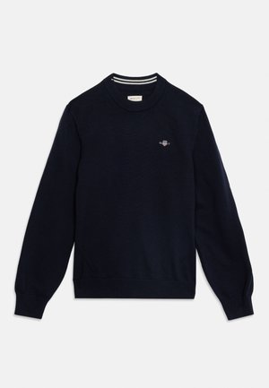 GANT SHIELD CREW NECK EVENING UNISEX - Pullover - evening blue