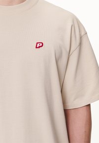 Pegador LEONO BOXY TEE - Základné tričko - washed desert sand