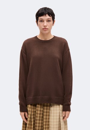 Hollister Co., CREW SWEATER - Пуловер - brown