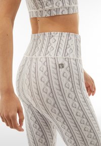 Freddy 7/8 VITA SUPER ALTA STAMPA GRAFICA - Leggings - tricot printed allover gray