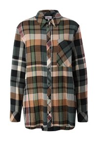 SEERSUCKER-QUALITÄT Chemisier schwarz/noir