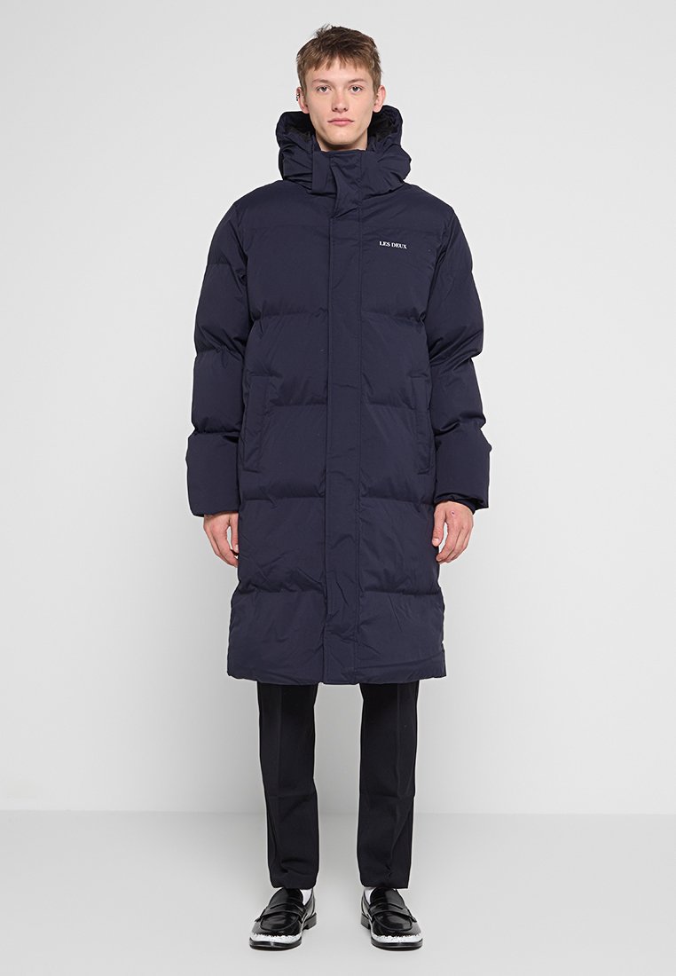 Les Deux Wintermantel donkerblauw