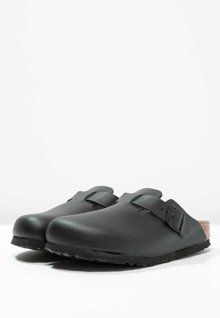 Birkenstock BOSTON NARROW FIT - Pantoffels - schwarz/Zwart - Zalando.nl