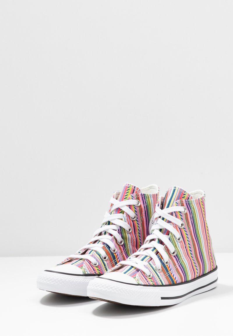 Damen Sneaker low | Converse CHUCK TAYLOR ALL STAR Sneaker high white/multicolor/black/weiß - CI60523 Damen Sneaker low | Converse CHUCK TAYLOR ALL STAR Sneaker high white/multicolor/black/weiß - CI60523