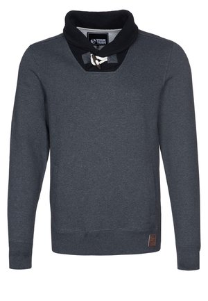 Collegepaita - mottled dark grey