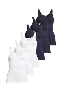 Niet geselecteerd, weiß   blau