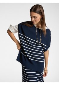 Elena Mirò A RIGHE - T-shirt imprimé - blu/bleu - ZALANDO.FR