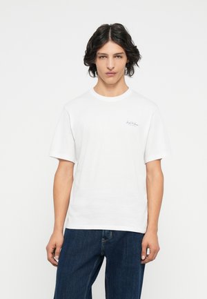 JJEARCHIVE GRAPHIC TEE O NECK - Nyomott mintás póló - bright white