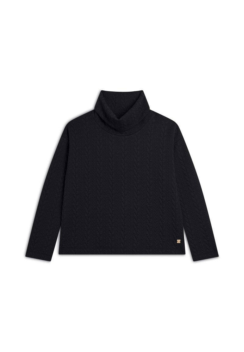 Freddy BONDED A TRECCE CON COLLO A TUBO - Pullover - nero