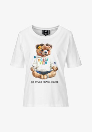 19V69 Italia, 19V69 ITALIA T-SHIRT BELLARA S TEDDY - T-shirt print - white