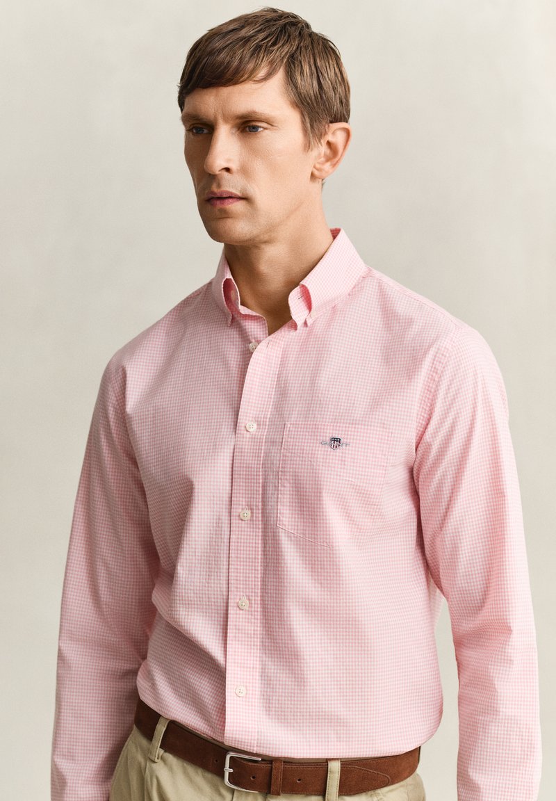 Chemise Homme GANT Slim Vintage Rose - Taille 2XL - Dénim Coton - Oxford Détruit - Neuf Avec étiquettes