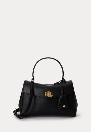 Lauren Ralph Lauren, NAPPA LEATHER SMALL FARRAH SOFT SATCHEL - Τσάντα χειρός - black