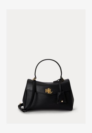 Lauren Ralph Lauren, NAPPA LEATHER SMALL FARRAH SOFT SATCHEL - Geantă de mână - black