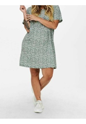 ONLY Carmakoma, Robe de jour - mottled light green