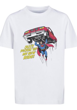 DC COMICS SUPERMAN NEW RIDE SUPERHELD - Print T-shirt - white