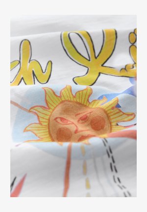 Cath Kidston Triko s potiskem - white sketchbook