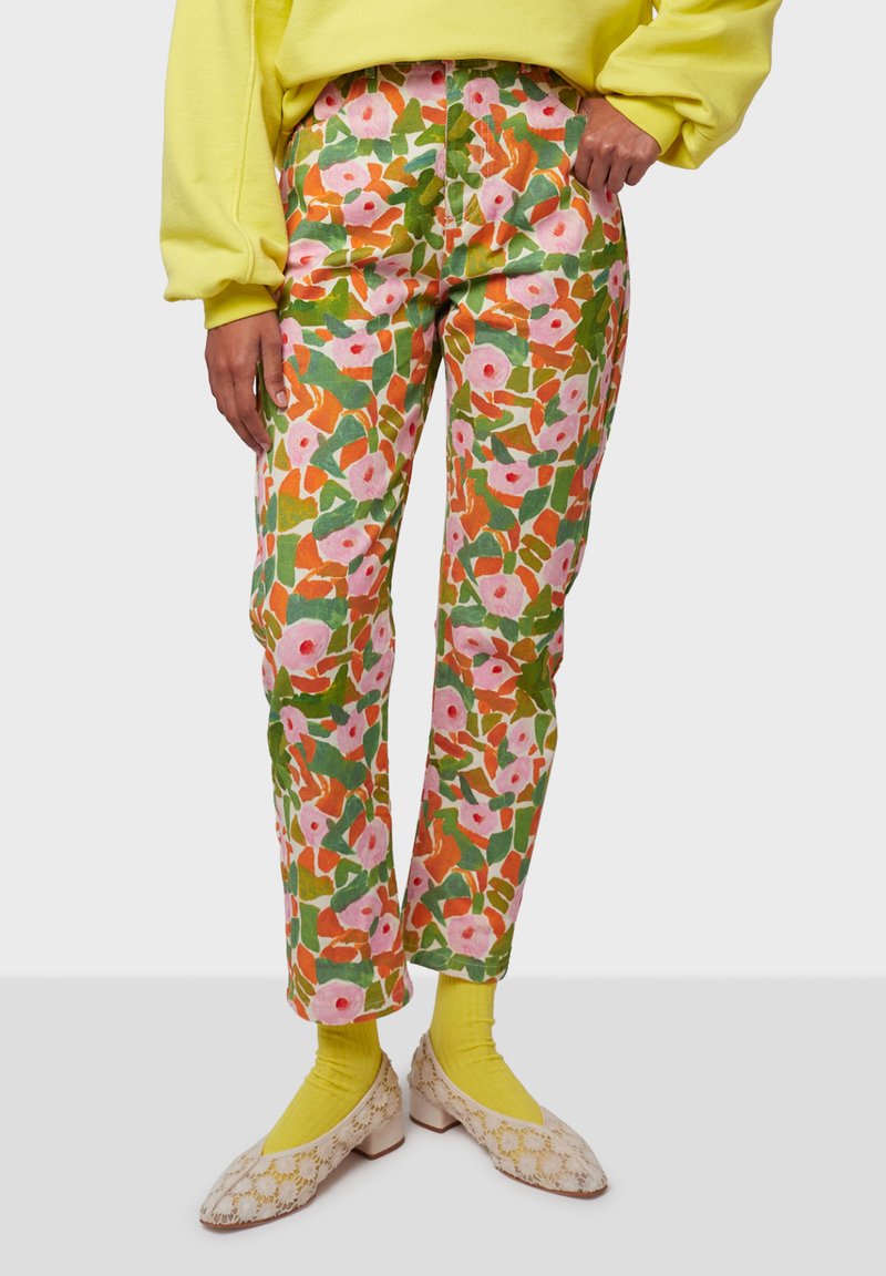 Bobo Choses - FLORAL PRINT - Jeans Straight Leg - off white, Vergrößern