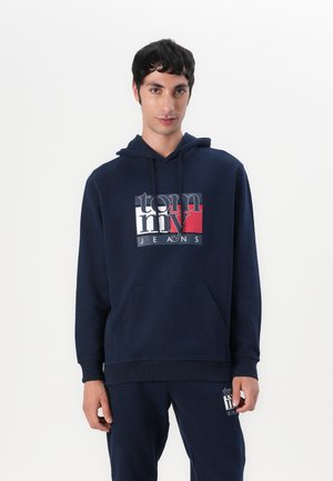 Tommy Jeans REG FLAG - Sweatshirt - dark night navy