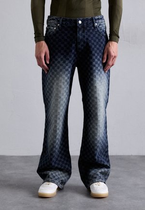 AUSTIN MONOGRAM - Relaxed fit jeans - blue