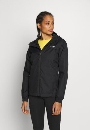 QUEST JACKET - Chaqueta Hard shell - black/foil grey