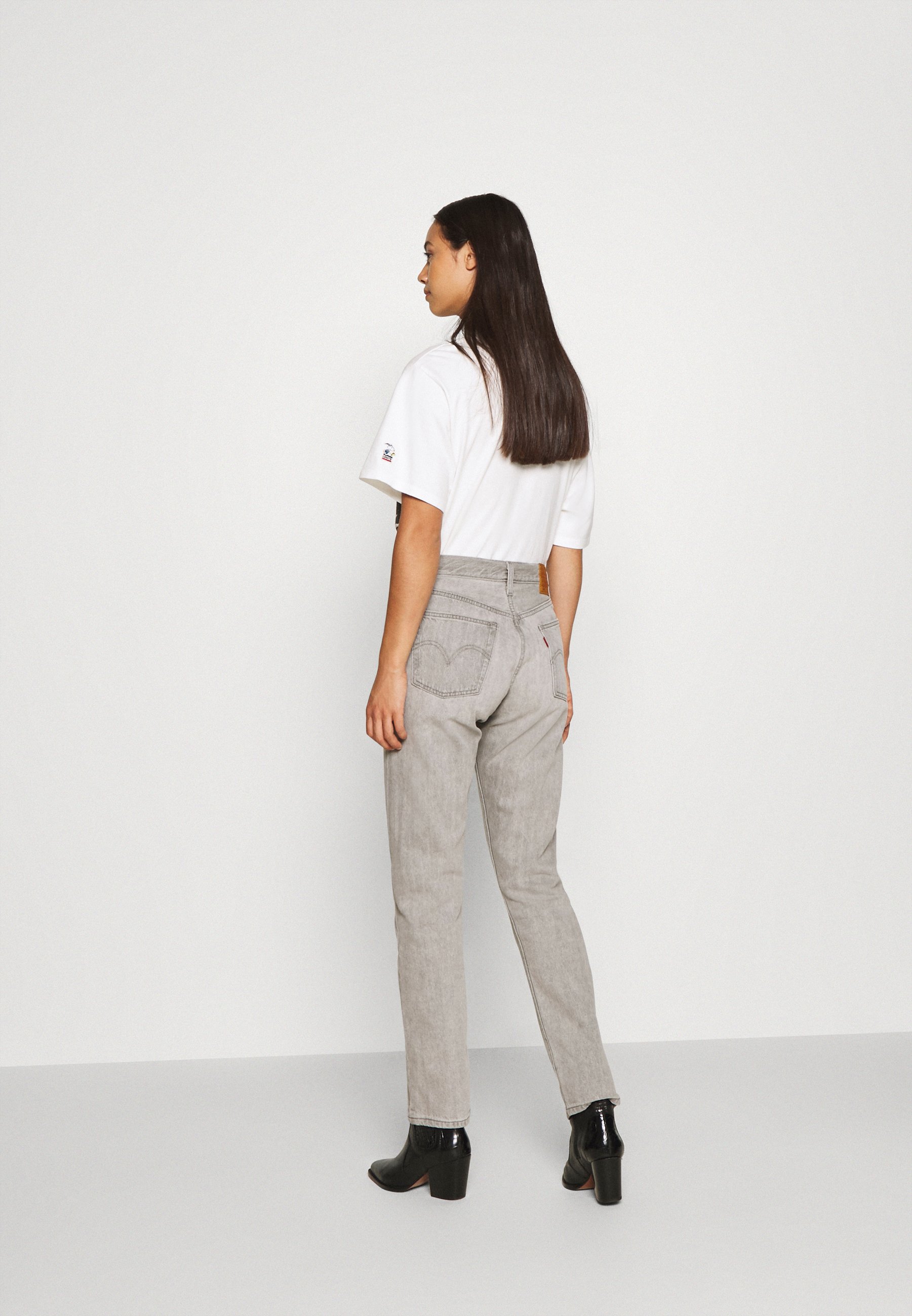 Levi's® 501 CROP - Jeans Tapered Fit - opposites attract/grey denim -  Zalando.co.uk