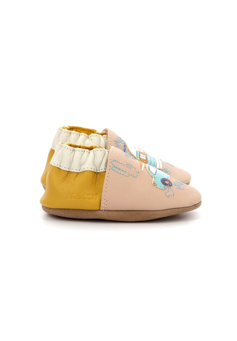 Chaussons En Cuir Souple Robeez Pour Bébés - Semelle Souple, Tige Cheville, Confort Naturel Pour Premiers Pas