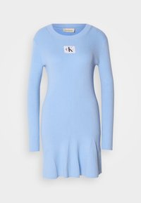 FIT AND FLARE MINI DRESS - Pouzdrové šaty - frozen fjord