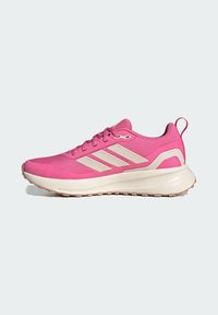 adidas Performance RUNFALCON 5 - Løbesko trail - pink fusion/chalk white/core black