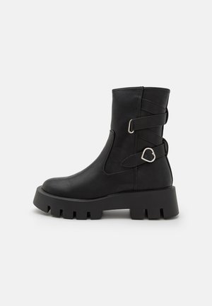 Even&Odd, Bottines à plateau - black