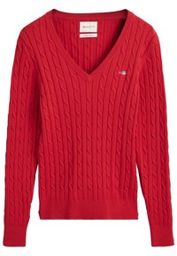 Unselected, ruby red