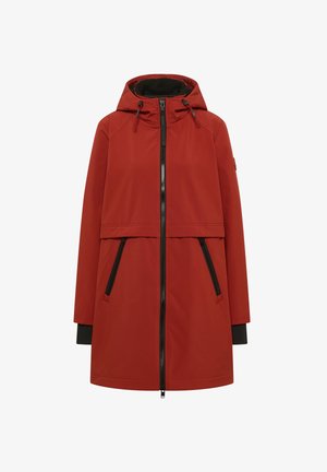 Cecil, SOFTSHELL MANTEL MIT KAPUZE - Parka - light russet red