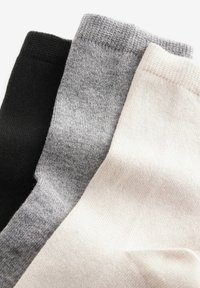Next 3 PACK REGULAR FIT - Ponožky - black grey neutral